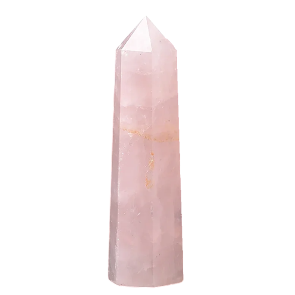 Natürlicher Rosenquarz 5–6 cm Dekorativer Kristall für Harmonie und Energie Mineralstein Polierter Rohstein Gewicht ca. 30 g 1