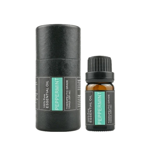 Naturlig duftolie Æterisk olie til stresslindring Olie med naturlig aroma Duftessens til diffuser 10 ml Peppermint