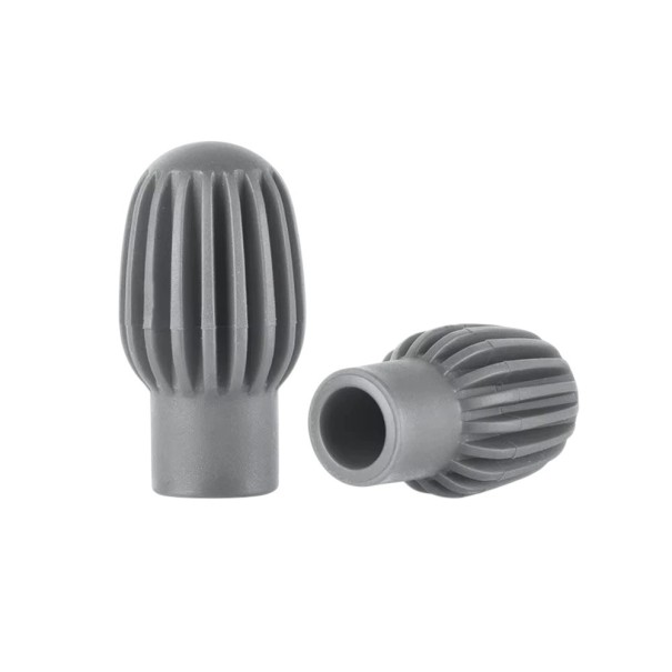 Návleci din silicon pentru bețe 3,3 x 1,5 cm 2 buc Opritoare flexibile de protecție pentru bețe de tobe Accesorii universale din silicon de înaltă rezistență gri