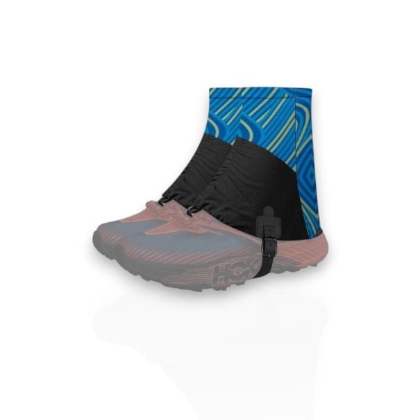 Návleky na boty do terénu 24 x 20 cm Reflexní s protiskluzovou patou Polyester s elastanem Pro velikost obuvi 36 až 45 Na běh a turistiku Modrá 1