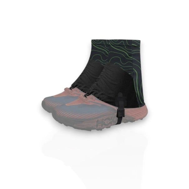 Návleky na boty do terénu 24 x 20 cm Reflexní s protiskluzovou patou Polyester s elastanem Pro velikost obuvi 36 až 45 Na běh a turistiku Zelené mapy 1