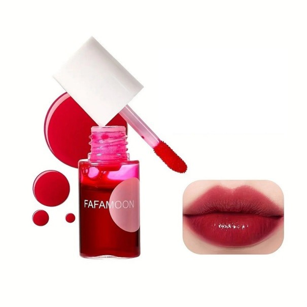 Nawilżająca wodoodporna szminka w płynie Fafamoon Intense Color Gładka aplikacja Odporna na rozmazywanie Jabłko Truskawka Arbuz Wiśnia 5 ml Watermelon