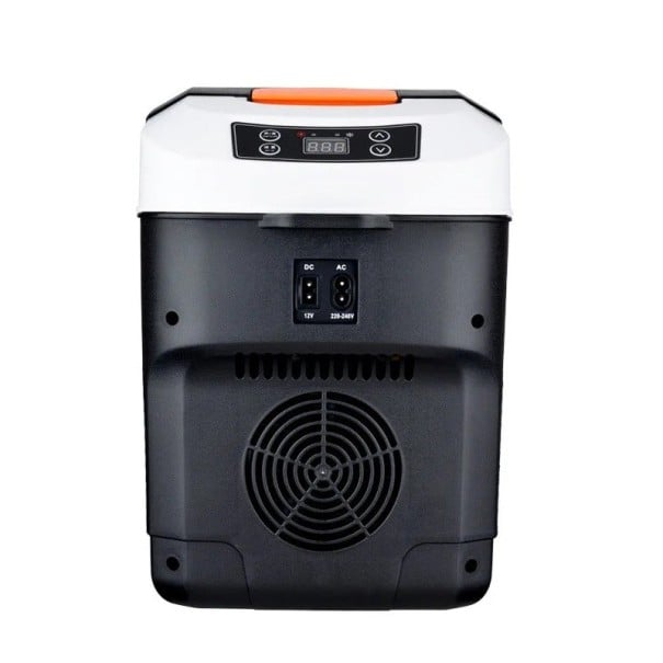 Näyttöautokylmäkaappi 10 l Lämpötilan säätö -10 - 65 °C Mitat 42,5 x 22 x 31 cm Virransyöttö 12 V ja 220 V 1