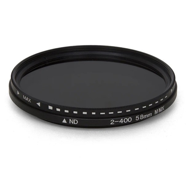 ND-Filter variabel ND2–ND400 62mm Lichtdimmer für Kameraobjektiv Fotofilter Kreative Effekte DSLR-Zubehör 1