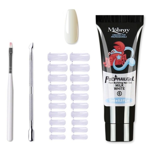 Neglemodelleringssæt J294 milk white