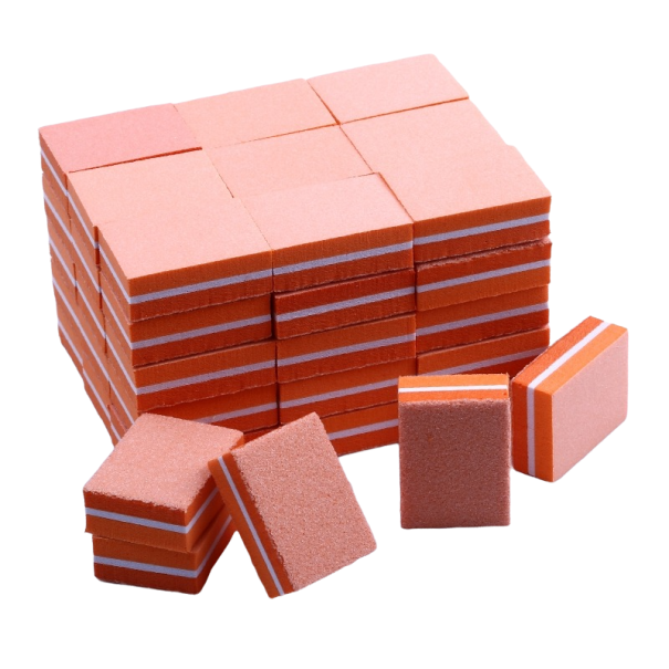 Negleslibeklods 100/180 50 stk. orange