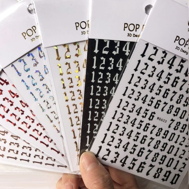 Neglestickers sæt 4 stk. 2