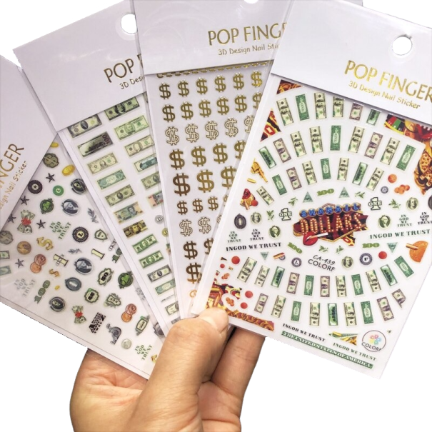 Neglestickers sæt 4 stk. 5