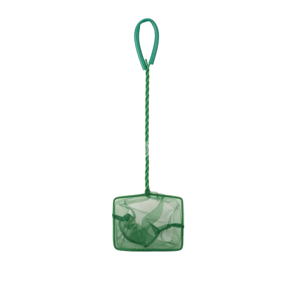 Neliönmuotoinen akvaarioverkko 10 x 8 x 27,5 cm hieno verkko akvaariokaloille pieni kalastusverkko muovikahvalla akvaariotarvikkeet 1