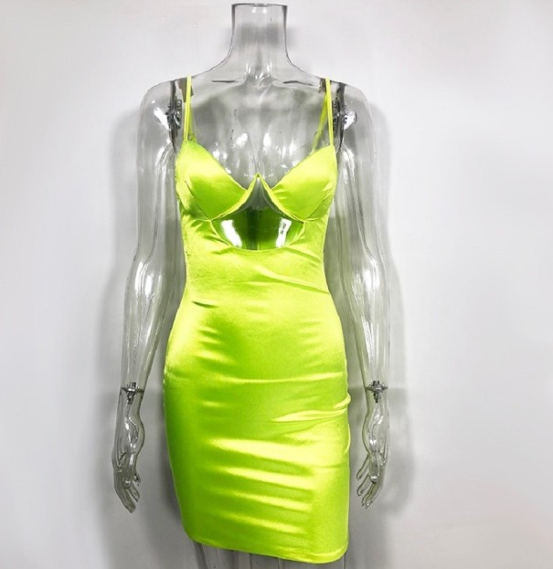 Neon mini-jurk