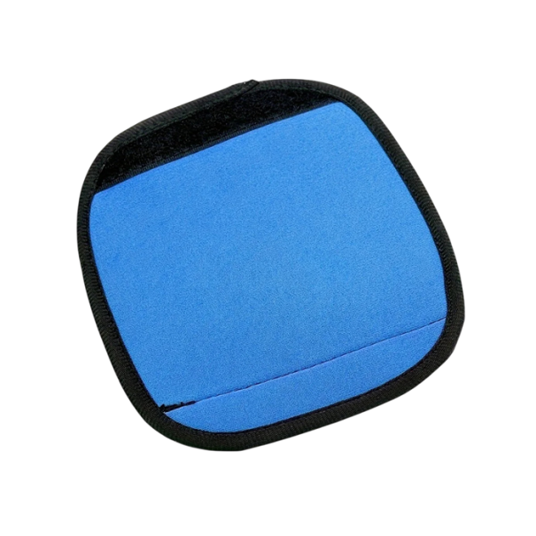 Neoprenový kryt na rukojeť zavazadla ochranný návlek 14×15 cm neoprenový obal na madlo kufru pro cestovní kufry a cestovní tašky modrá