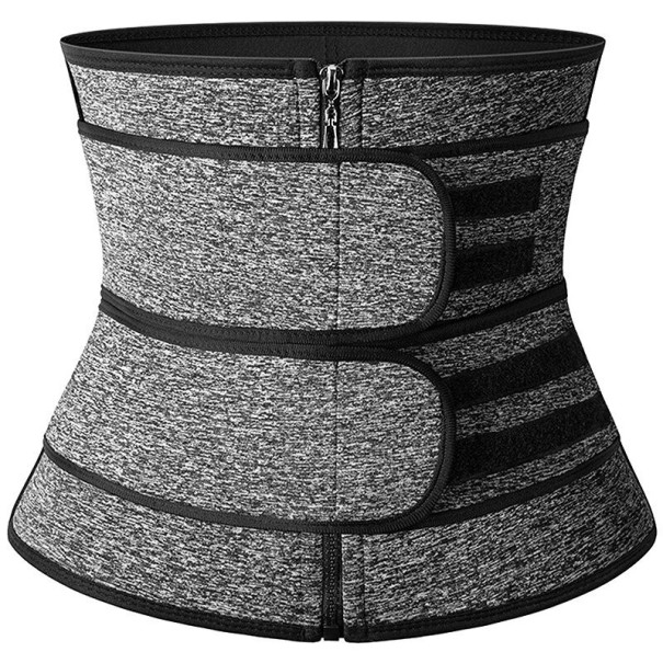 Neoprenowy gorset wyszczuplający P3446 szary XXL