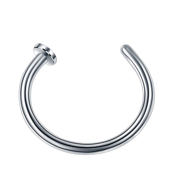 Nep lip piercing zilver