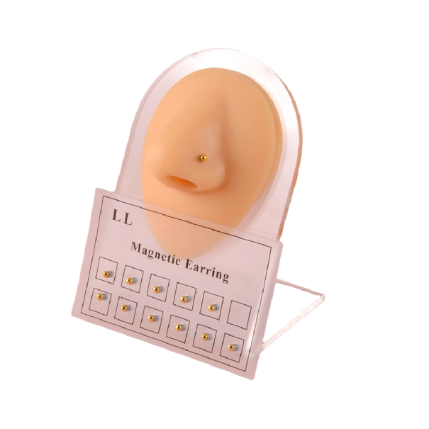 Neppe neuspiercing 12 stuks multicolor