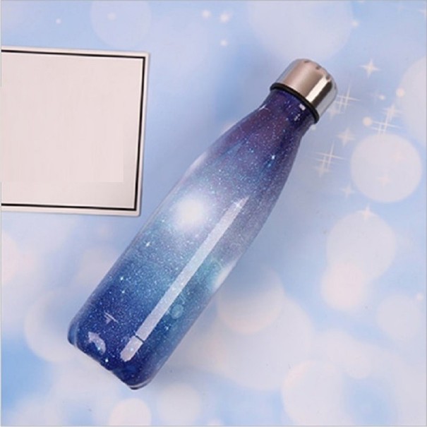 Nerezová cestovná fľaša s motívom vesmíru 3