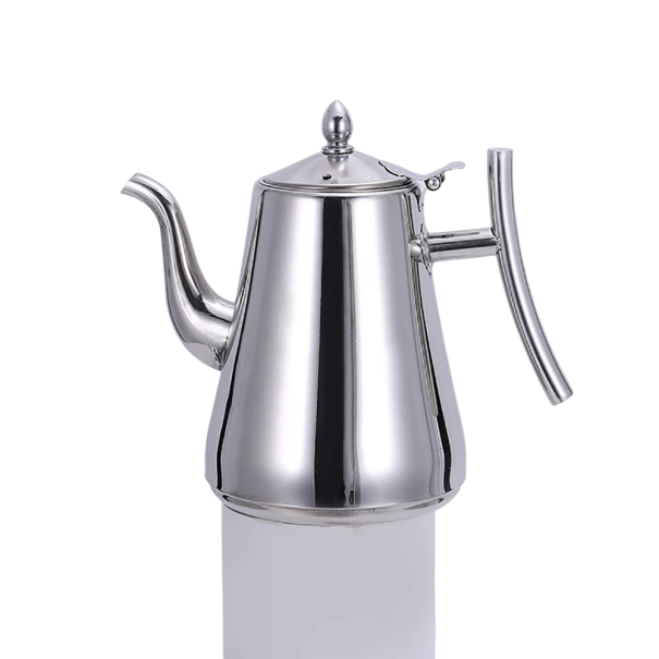 Nerezová konvice na čaj 2 l odolná proti korozi dlouhá životnost indukční konvice na sporák pro domácnost stříbrná