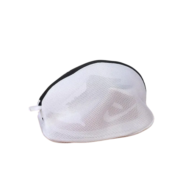 Net-schoenenzak voor wasmachine 42 x 24 x 24 cm Beschermzak met rits Schoenen wassen in de wasmachine Waszak Lichtgewicht en duurzaam materiaal zwart