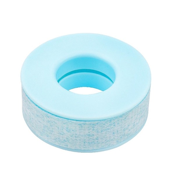 Netkaná silikonová gelová páska pod oči 1,7 x 1,3 x 4,5 cm Lékařská ochranná podložka na prodlužování řas Fixace spodních řas modrá