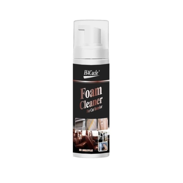 Nettoyant moussant multifonction 200 ml mousse pénétrante spray blanc nettoyage intérieur voiture sièges en cuir élimination des taches 1