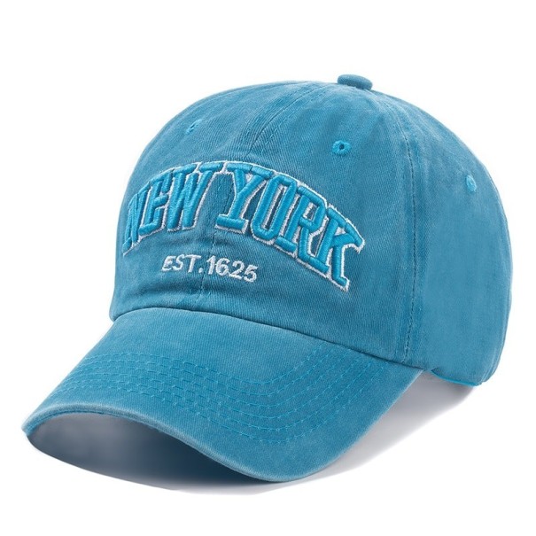 New Yorkin lippalakki vaaleansininen