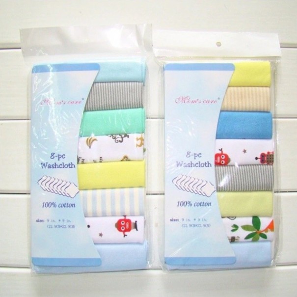 Newborn Towels - 8 pcs boys’