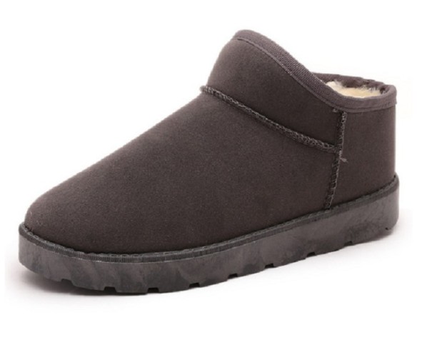 Niedrige Damen-Winterstiefel J2391 dunkelbraun 35