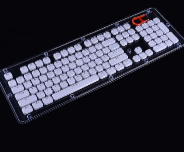 Nízkoprofilové vymeniteľné klávesy biela
