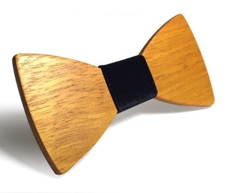 Nœud papillon en bois J634 11