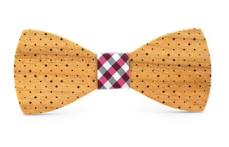 Nœud papillon en bois J635 1