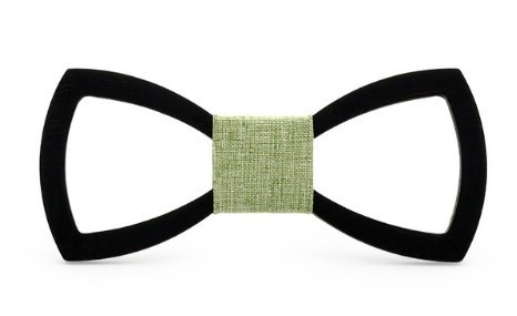 Nœud papillon en bois sculpté J650 16
