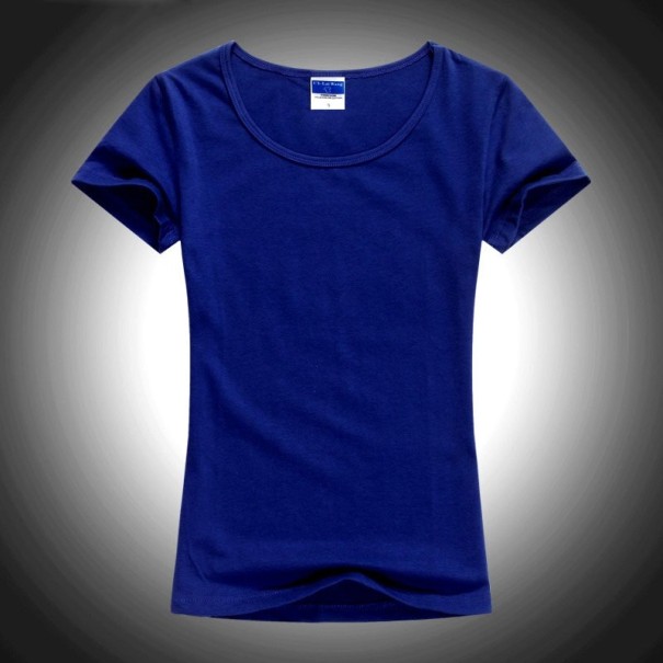 Női alap póló A986 kék L