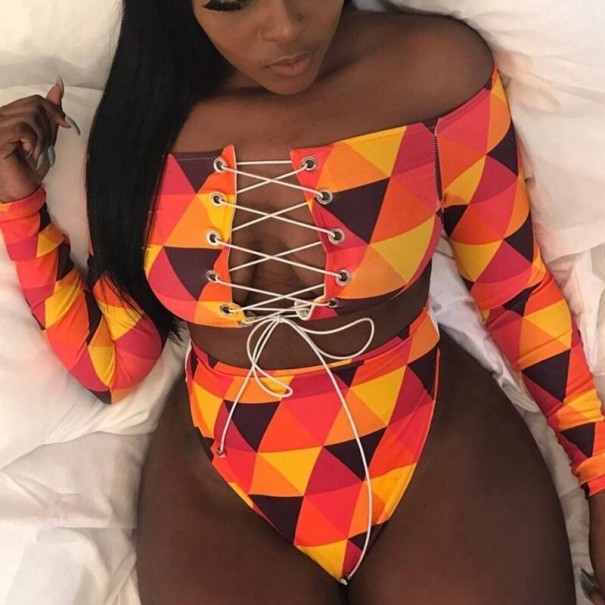 Női bikini, hosszú ujjú M 2