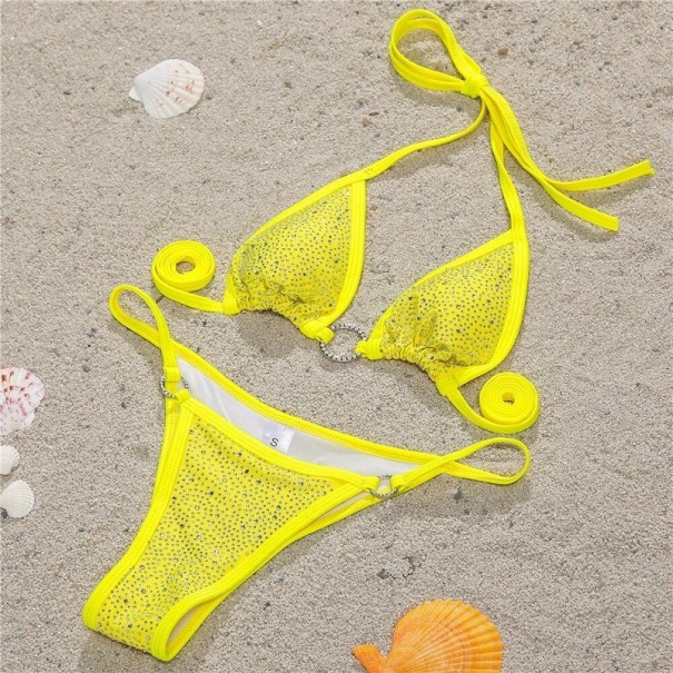 Női bikini P1249 sárga S