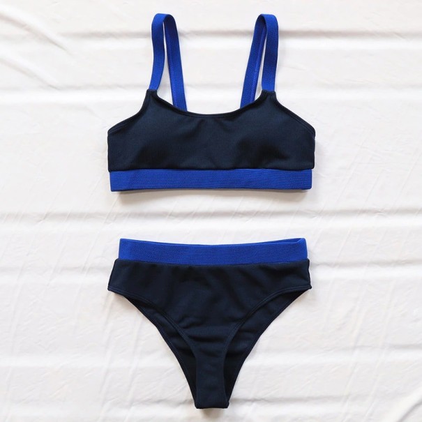 Női bikini P239 sötétkék L