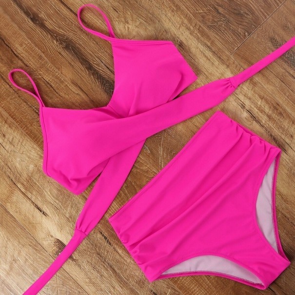 Női bikini P293 sötét rózsaszín S