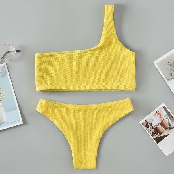 Női bikini P374 sárga S