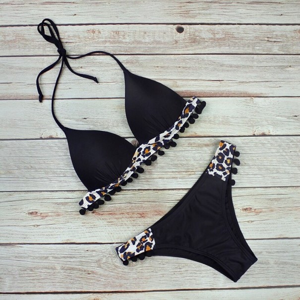 Női bikini P380 leopárd S