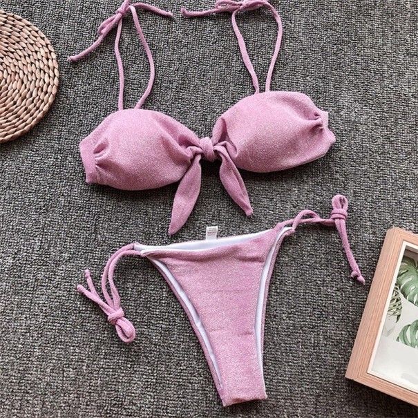 Női bikini P448 rózsaszín M