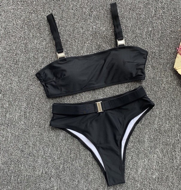 Női bikini P619 fekete XS