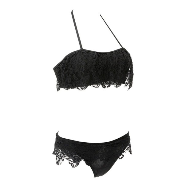 Női bikini P800 fekete S