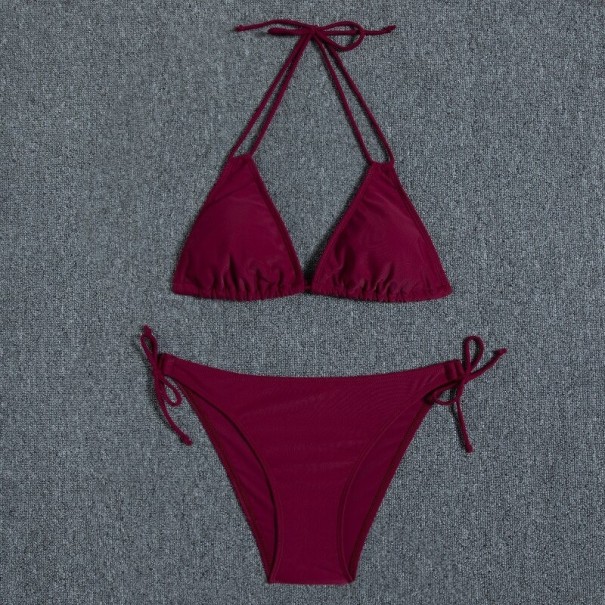 Női bikini P979 bordó M