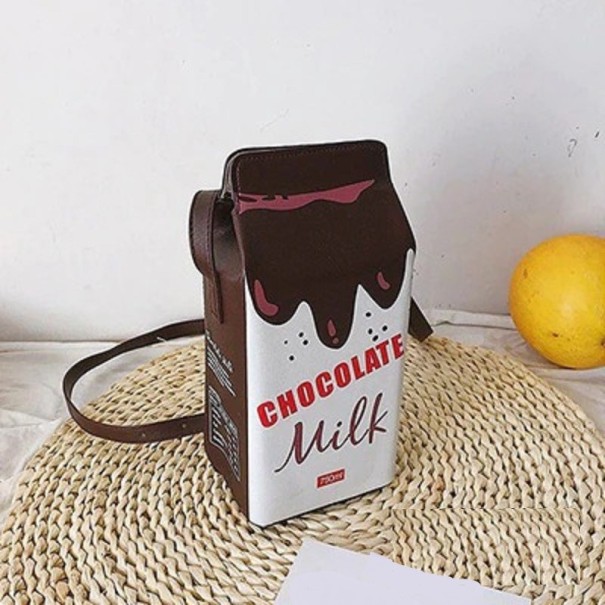 Női crossbody kézitáska M1034 sötétbarna