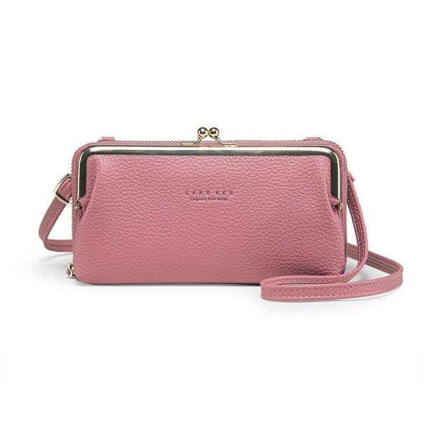 Női crossbody kézitáska M1065 régi rózsaszín