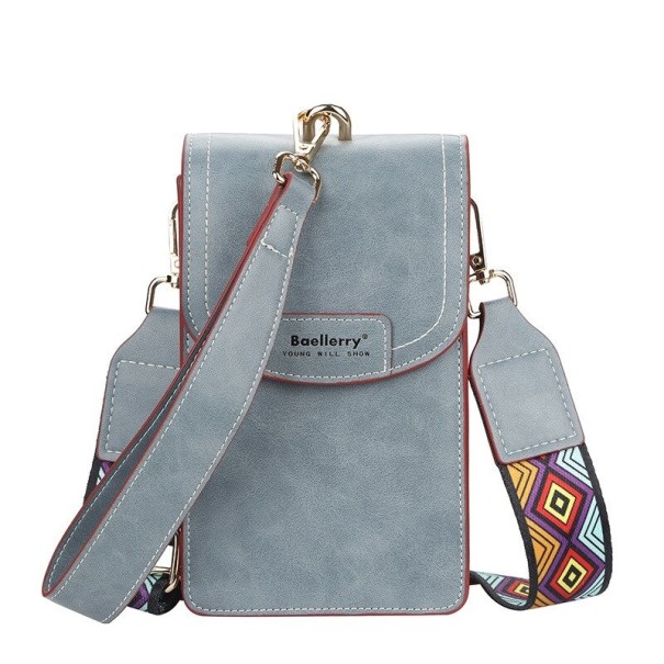 Női crossbody kézitáska M1286 világoskék