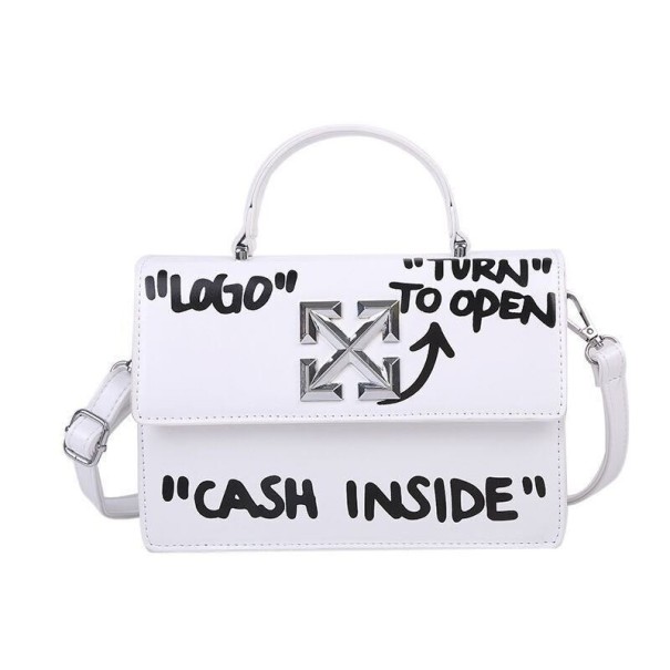 Női crossbody kézitáska M1508 fehér