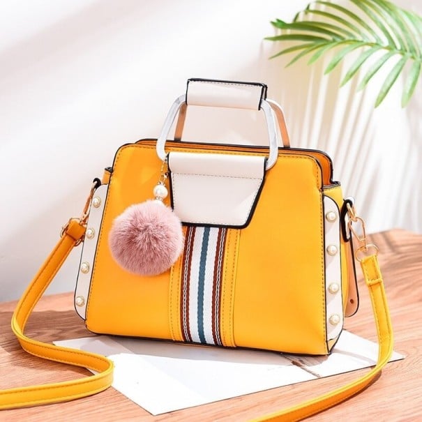 Női crossbody kézitáska M1513 sötét sárga