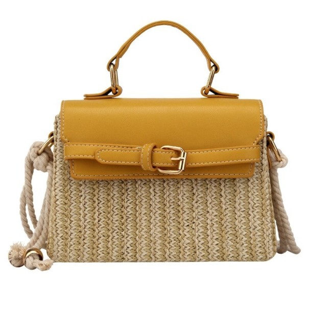Női crossbody kézitáska M1639 sötét sárga