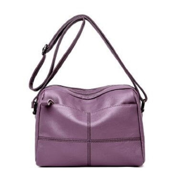 Női crossbody kézitáska M982 világos lila