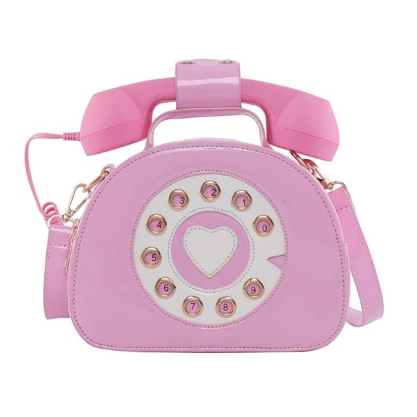 Női crossbody telefonos kézitáska rózsaszín