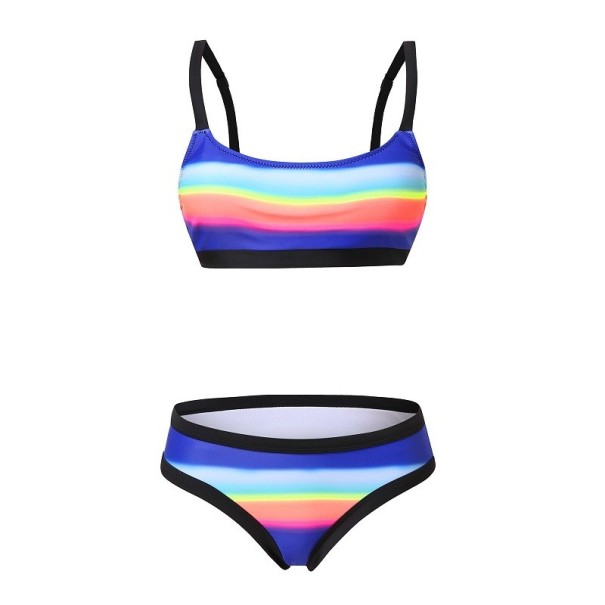 Női csíkos bikini P1105 XS 2